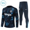 Chelsea Navy Version Børn Trænings Sweatshirt Kvart-Zip 2024-25